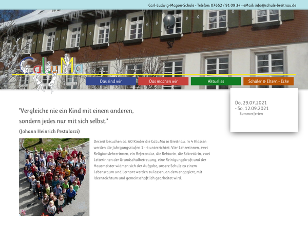 Startseite Caluma Schule Startseite Caluma Schule